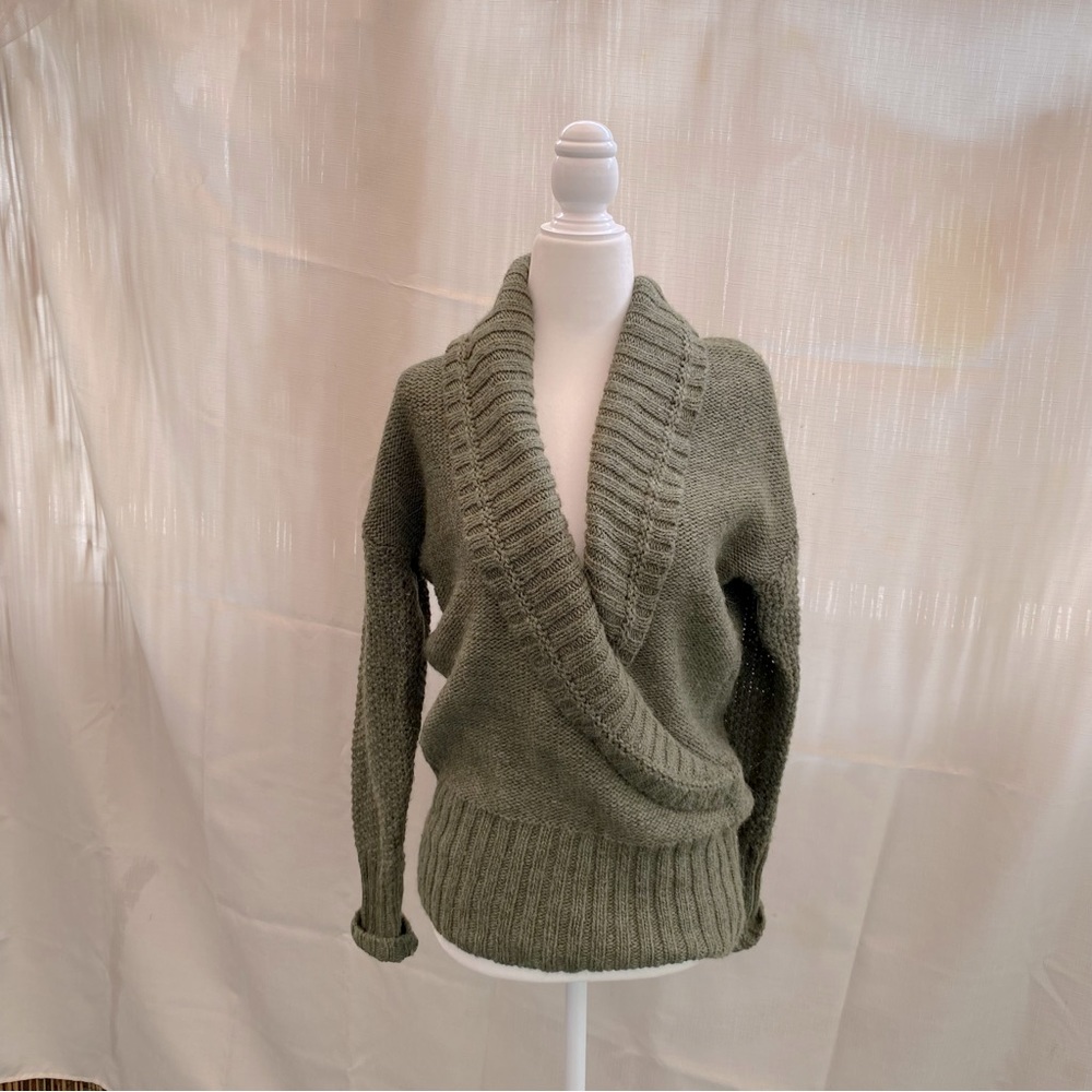 Olive green Loft sweater size M